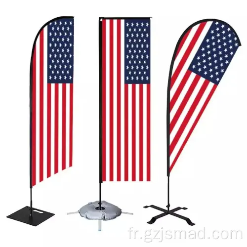 Promotion American Beach Flag USA Bannières publicitaires